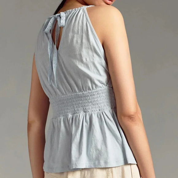 NWT By Anthropologie V-Neck Asymmetrical Top - Size Medium - Picture 2 of 13